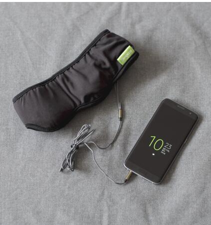 Silk Comfortable Sleep Mask with Smart Music Headphones