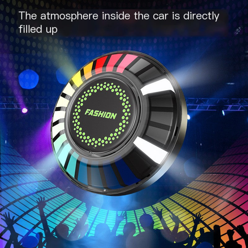 Smart Car Air Freshener with Rhythm Light and Speaker