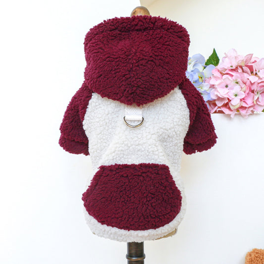 Lamb Fleece Traction Sweater for Pets